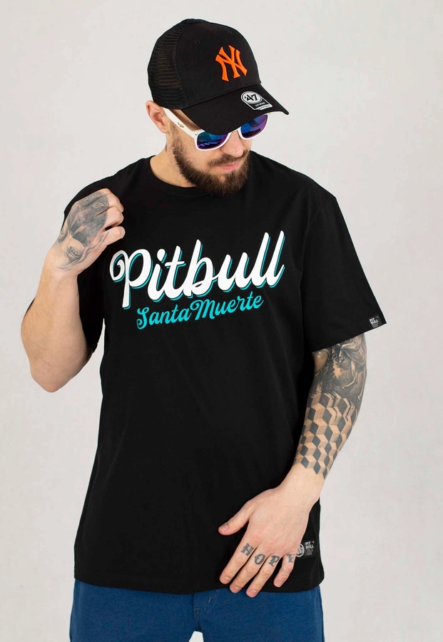 T-shirt Pit Bull Santa Muerte 24 czarny