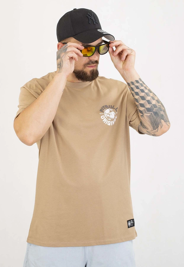 T-shirt Pit Bull Dog SD 170 sand savana
