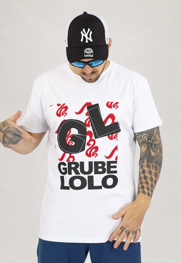 T-shirt Grube Lolo GL biały