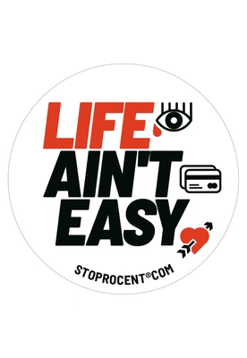 Wlepa Stoprocent Life biała