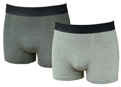 Bokserki 4F BIM001 2 Pak jasno szare ciemno szare