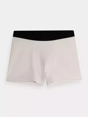 Bokserki 4F M027 grafitowe białe