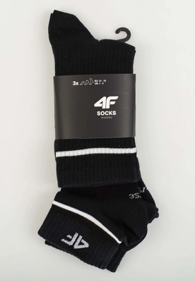 Skiety 4F U449 Unisex 3Pak czarne