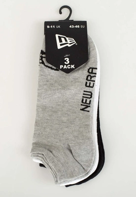 Skiety New Era Flag Sneaker 3Pak 13113639 czarne szare białe