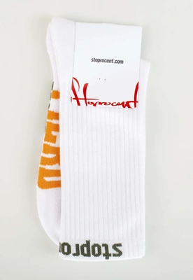 Skiety Stoprocent PIERD biało pomarańczowe