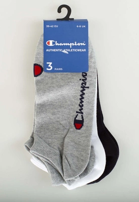 Skiety Champion U20100 3-pak szare białe czarne