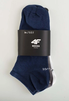 Skiety 4F M442 3Pak multikolor 5 białe szare granatowe