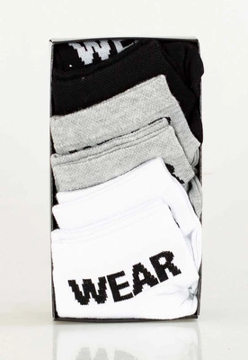 Skiety Jigga Wear Classic Name Low 6Pak czarne białe szare