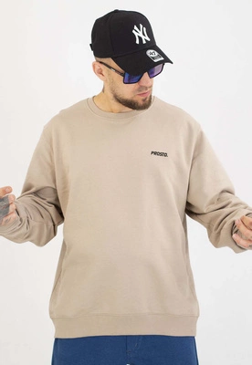 Bluza Prosto Bez Kaptura Infinity Logo beżowa