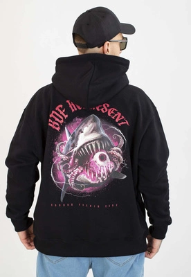 Bluza Brain Dead Familia Zip Shark czarna
