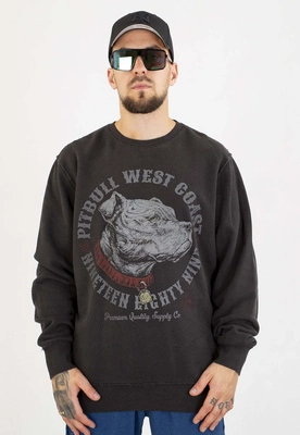 Bluza Pit Bull Bez Kaptura Strenght & Respect washed dark graphite