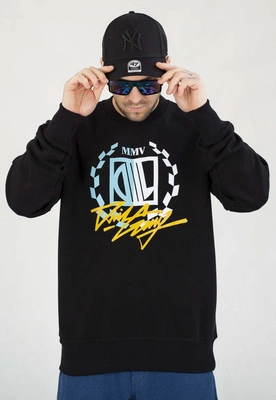 Bluza Diil Bez Kaptura Laur Gang Orange czarna