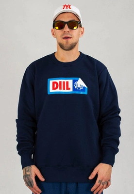 Bluza Diil Crewneck Sticker granatowa