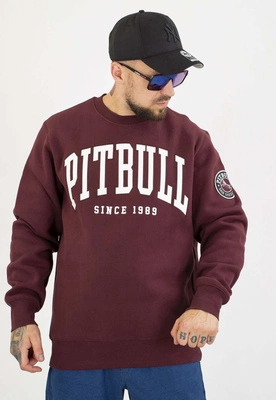 Bluza Pit Bull Bez Kaptura Norton dark burgundy