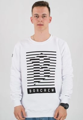 Bluza B.O.R. Biuro Ochrony Rapu Lines biała