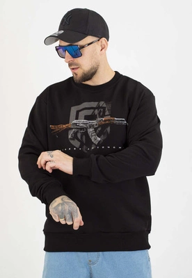 Bluza Street Autonomy Bez Kaptura AK czarna