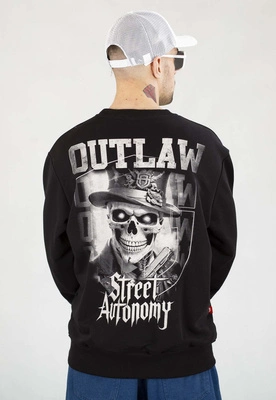 Bluza Street Autonomy Bez Kaptura Outlaw czarna