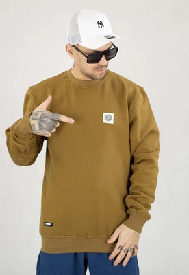 Bluza Mass Bez Kaptura Patch brązowa