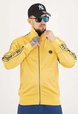Bluza Pit Bull Bez Kaptura Zip Tape Logo pale yellow