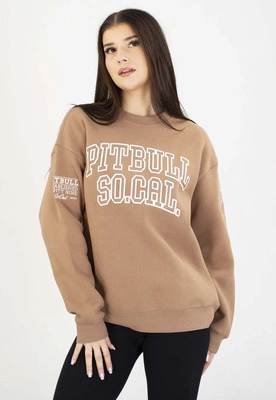 Bluza Pit Bull Bez Kaptura Oversize Fiora chocolate mousse