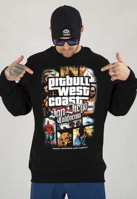 Bluza Pit Bull Bez Kaptura Most Wanted czarna