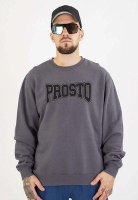 Bluza Prosto Bez Kaptura College czarna