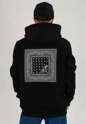 Bluza Diil Z Kapturem Paisley czarna