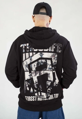 Bluza Street Autonomy Z Kapturem Thug czarna
