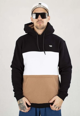 Bluza Patriotic Z Kapturem Cls Mini App Trio biało brązowo czarna