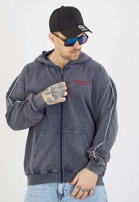 Bluza Prosto Z kapturem ZIP Team washed navy