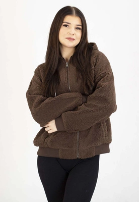 Bluza Pit Bull Z Kapturem ZIP Daisy dark chocolate