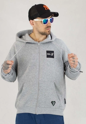 Bluza Grube Lolo ZIP Badge szara