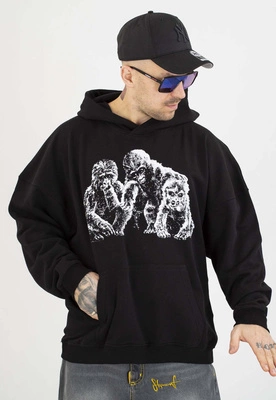 Bluza Stoprocent Z Kapturem Baby Gorilla czarna