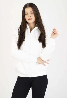 Bluza Pit Bull Z Kapturem Zip Fiora off white