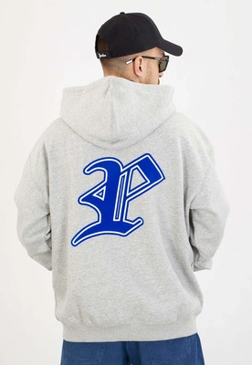 Bluza Prosto Z kapturem ZIP Ghotic P szara