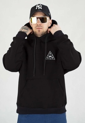 Bluza Lucky Dice Z Kapturem Baggy Triangle LD czarna
