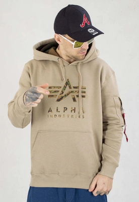 Bluza Alpha Industries Z Kapturem Camo TPU 146337 beżowa