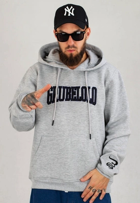 Bluza Grube Lolo Z Kapturem Writing szara