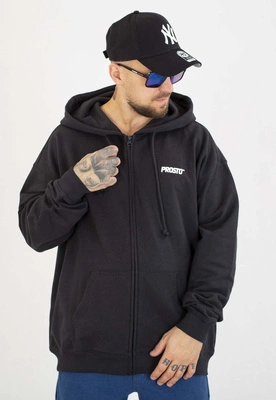Bluza Prosto Z kapturem ZIP Logo czarna