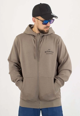 Bluza Pit Bull Z Kapturem ZIP Sampson taupe