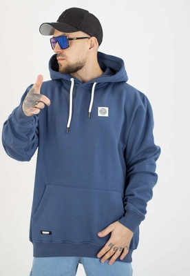Bluza Mass Z Kapturem Patch niebieska