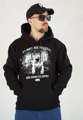 Bluza Chada Z Kapturem Ty Mnie Nie Osądzaj czarna