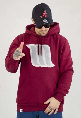 Bluza 360CLTH Z Kapturem MR Shenille bordowa