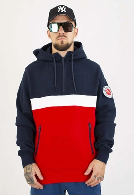 Bluza Pit Bull Z Kapturem Gibson navy red