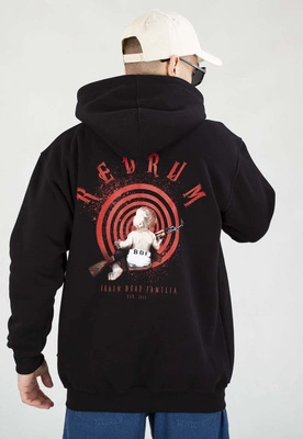 Bluza Brain Dead Familia Kid Redrum Zip czarna
