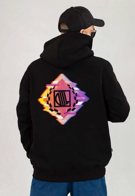 Bluza Diil Z Kapturem Abstract czarna