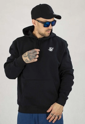 Bluza SikSilk Z Kapturem Essentials SS-24849 czarna
