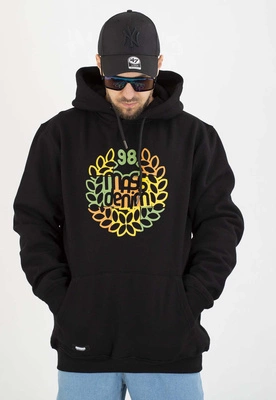 Bluza Mass Z Kapturem Patchwork czarna