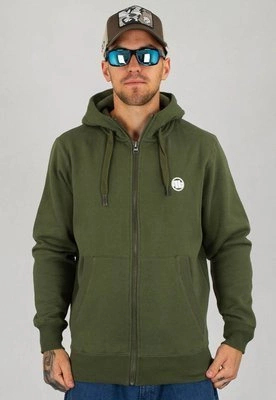 Bluza Pit Bull Zip Small Logo 19 oliwkowa