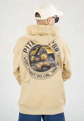 Bluza Pit Bull Z Kapturem Driving beżowa